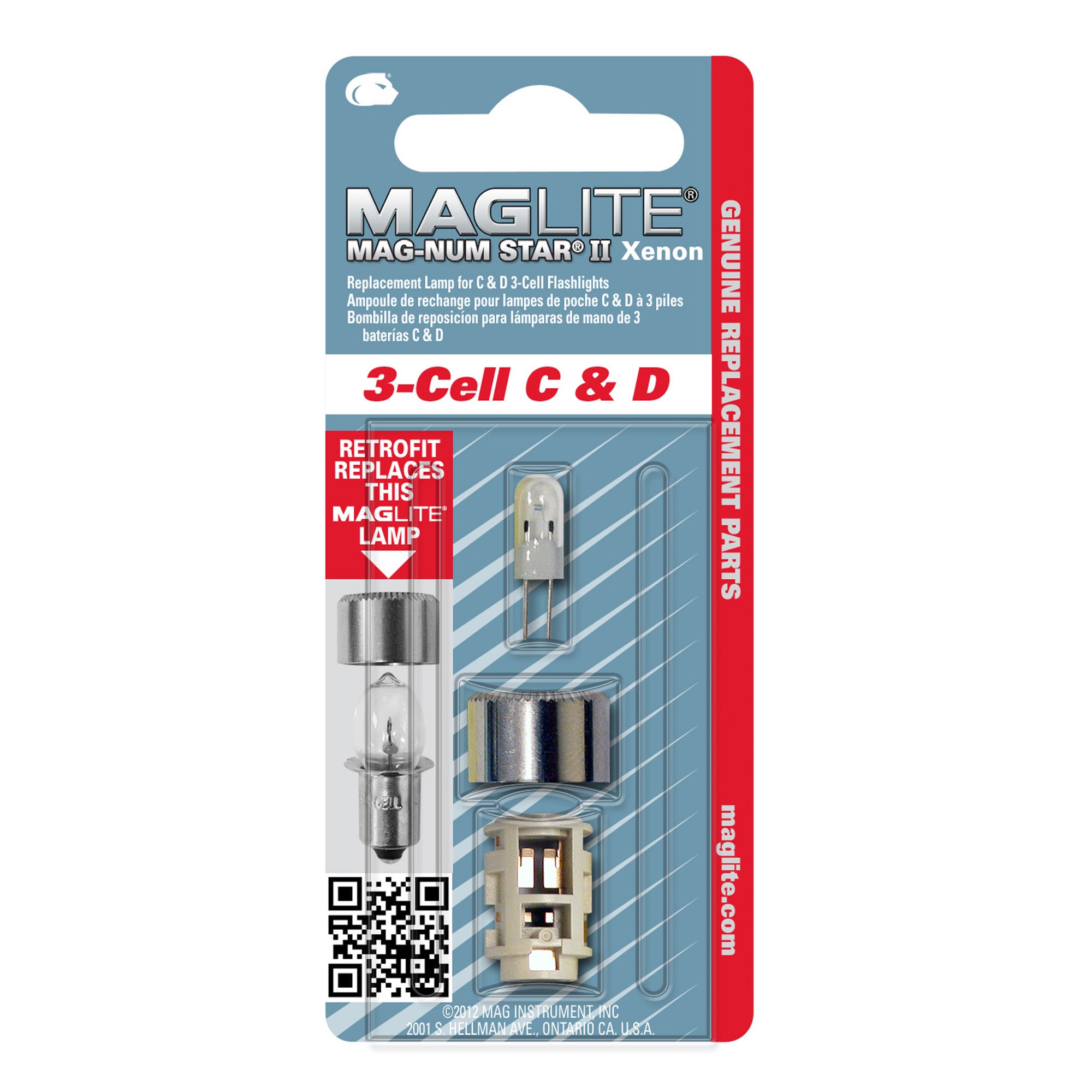 Maglite - LMXA301 - 4.5-Volt Xenon Flashlight Bulb