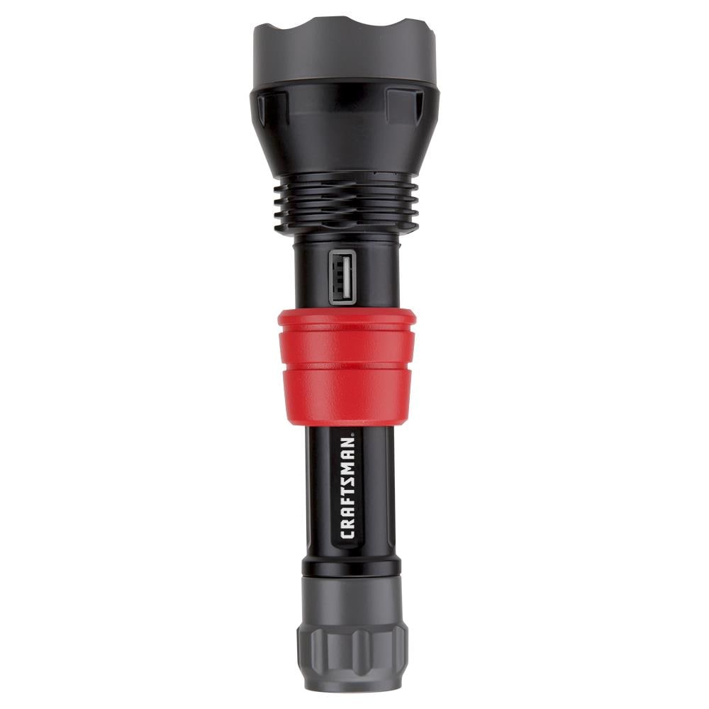 CRAFTSMAN - CMXLFB500P - 500-Lumen LED Rechargeable Spotlight Flashlight (Battery Included)