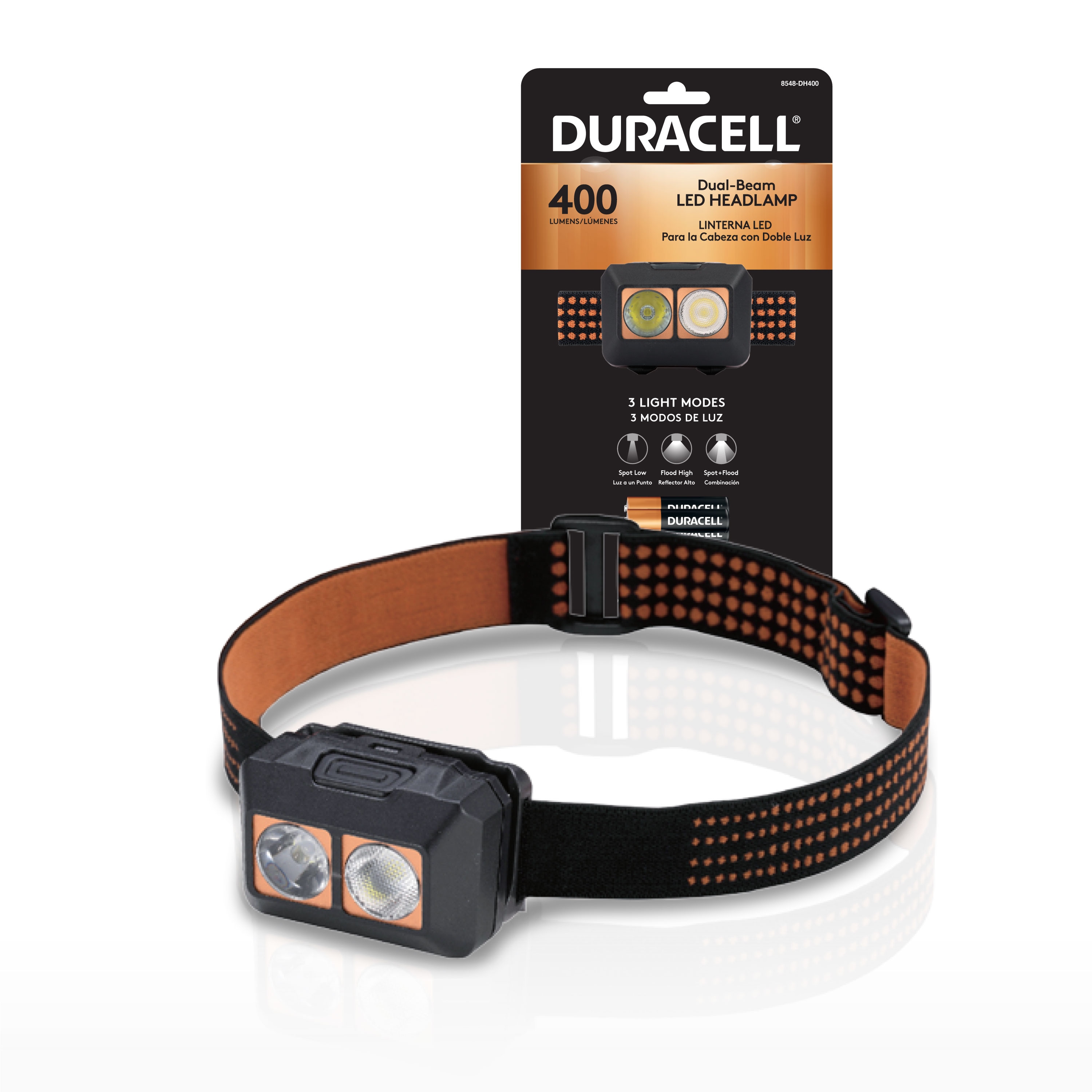 Duracell - 8548-DH400 - 400-Lumen LED Headlamp (Battery Included)