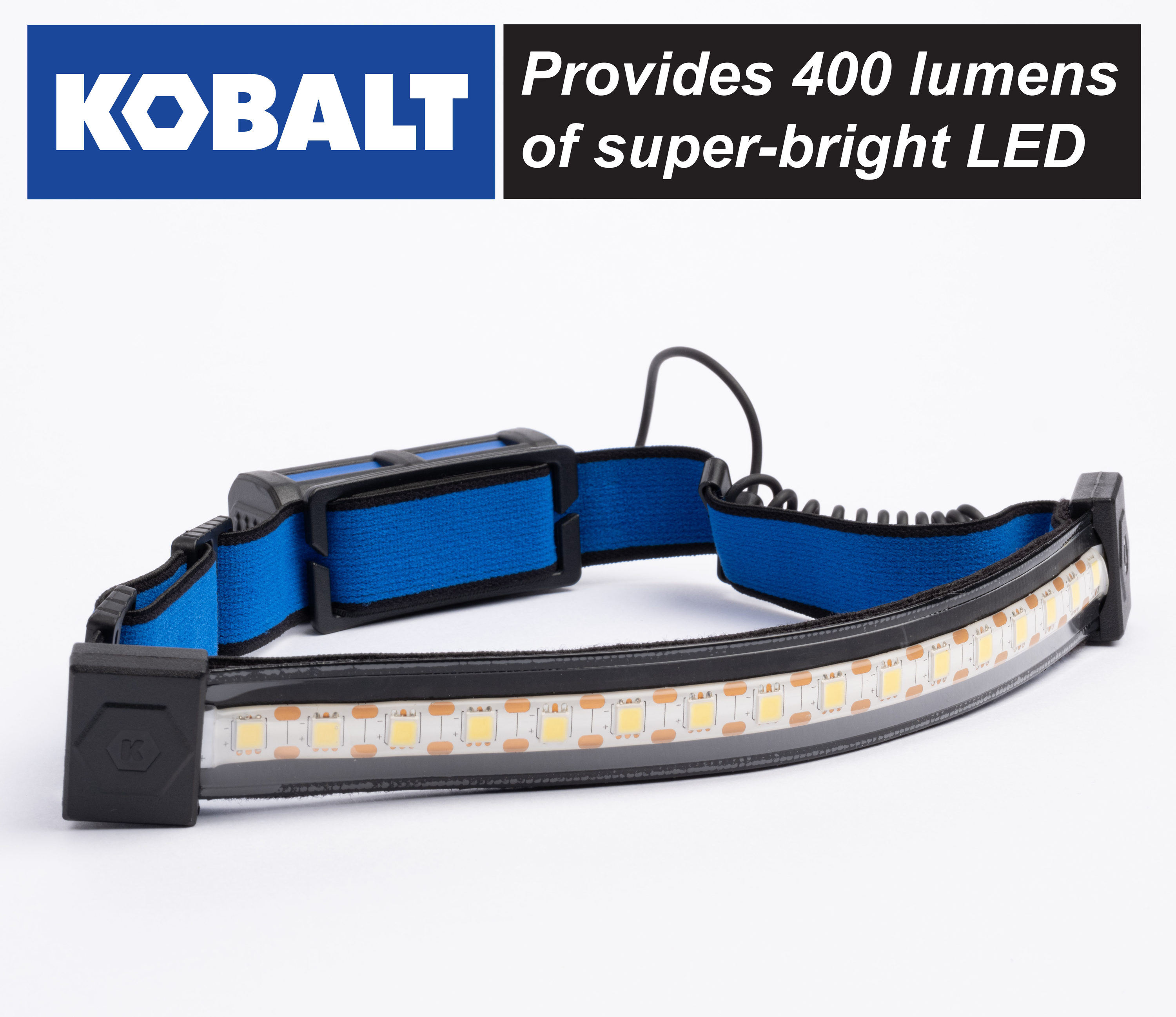 Kobalt - 68119 - 400-Lumen LED Rechargeable Headlamp