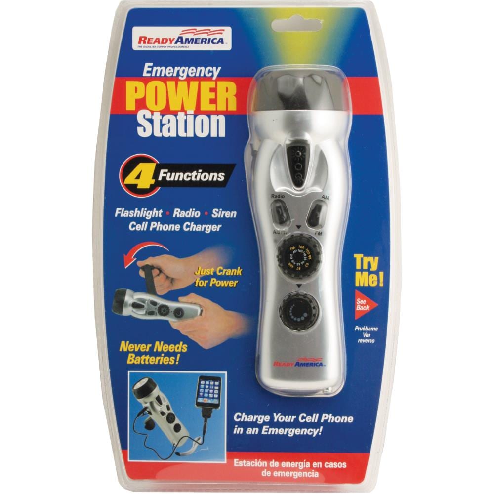 READY AMERICA - 70801 - 5-Lumen LED Rechargeable Flashlight