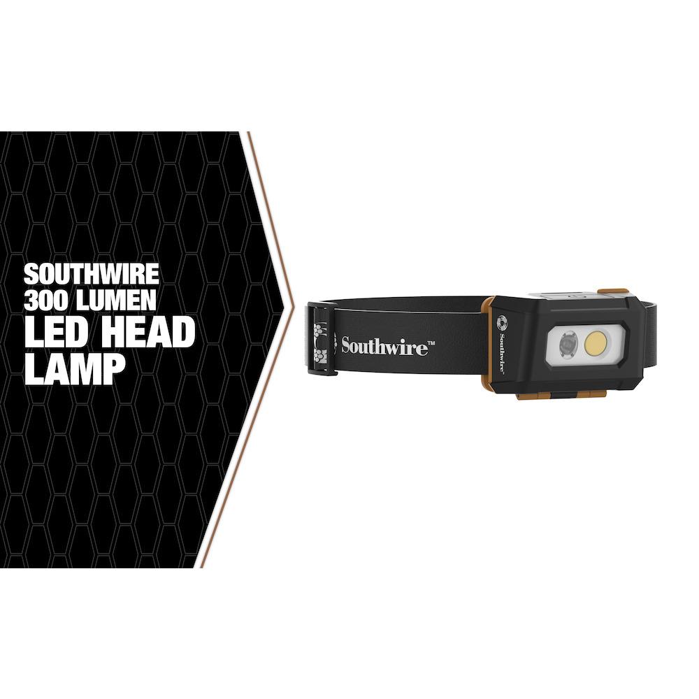 Southwire - HL1030SW - 300-Lumen LED Headlamp (Battery Included)