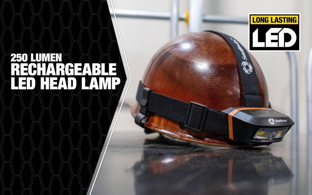Southwire - HL25RSW - 250-Lumen LED Rechargeable Headlamp (Battery Included)