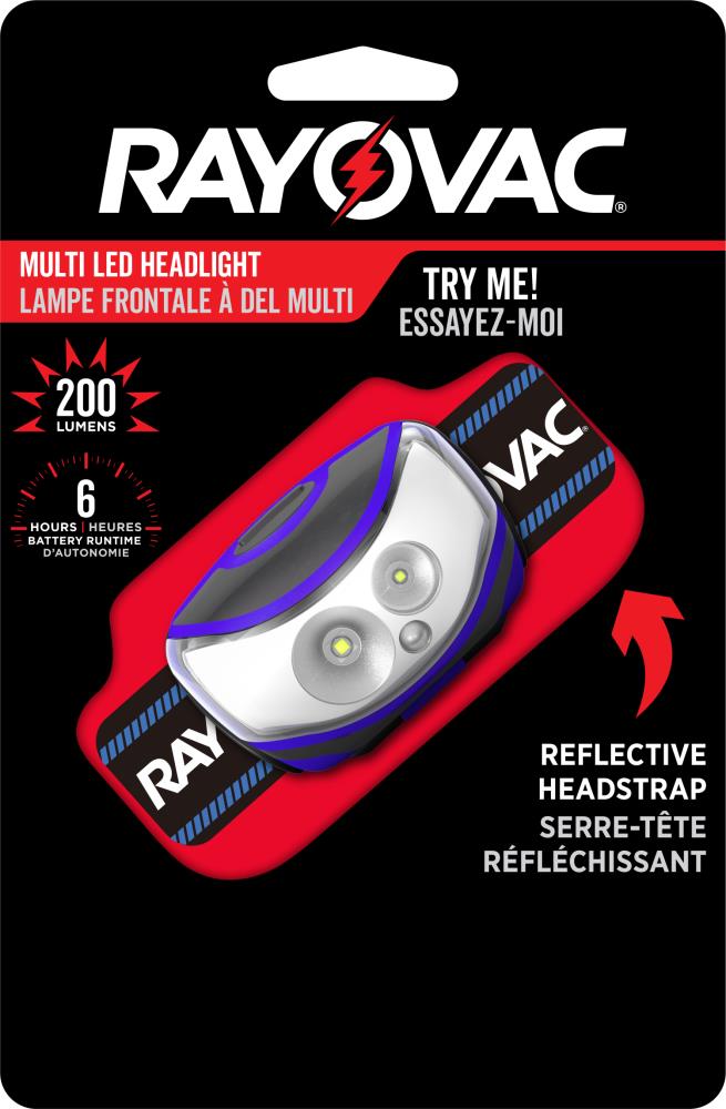 Rayovac - SPPHL3AAA-BXA - Sportsman 200-Lumen LED Headlamp