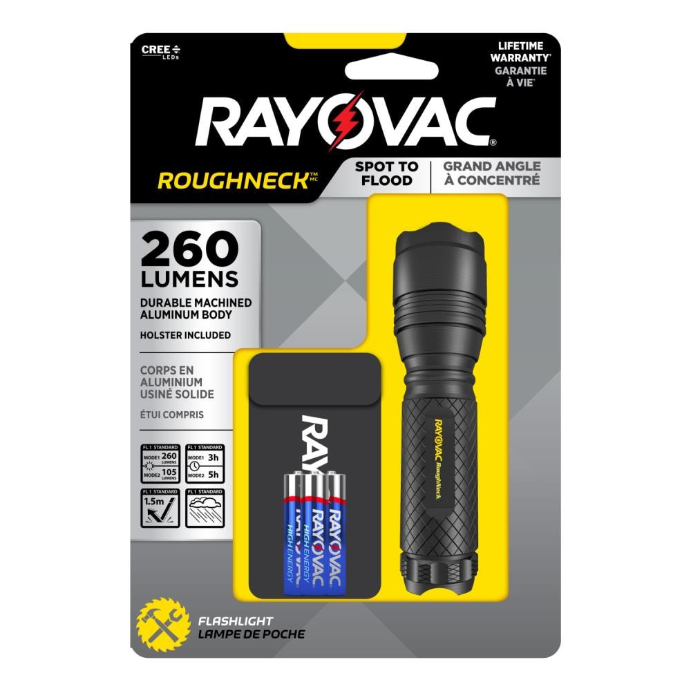 Rayovac - RAYRN3AAABA - 220-Lumen LED Spotlight Flashlight (Battery Included)
