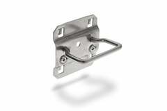 Triton Products - 66201 - Stainless Steel LocHook 2-Piece Steel Pegboard Hook (Actual: 1.5-in)