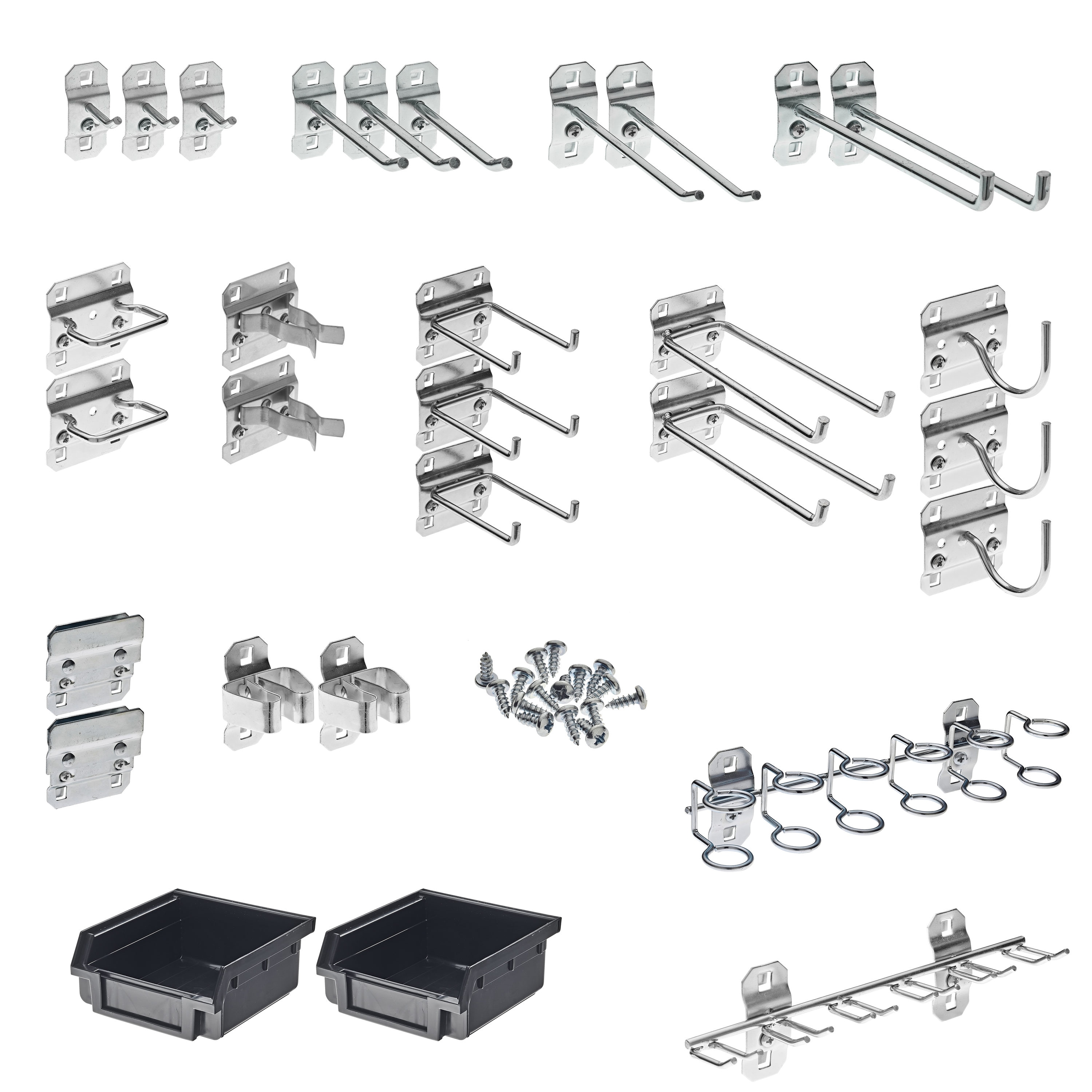 LocHook - LH3-KIT - 31-Piece Steel Pegboard Hook
