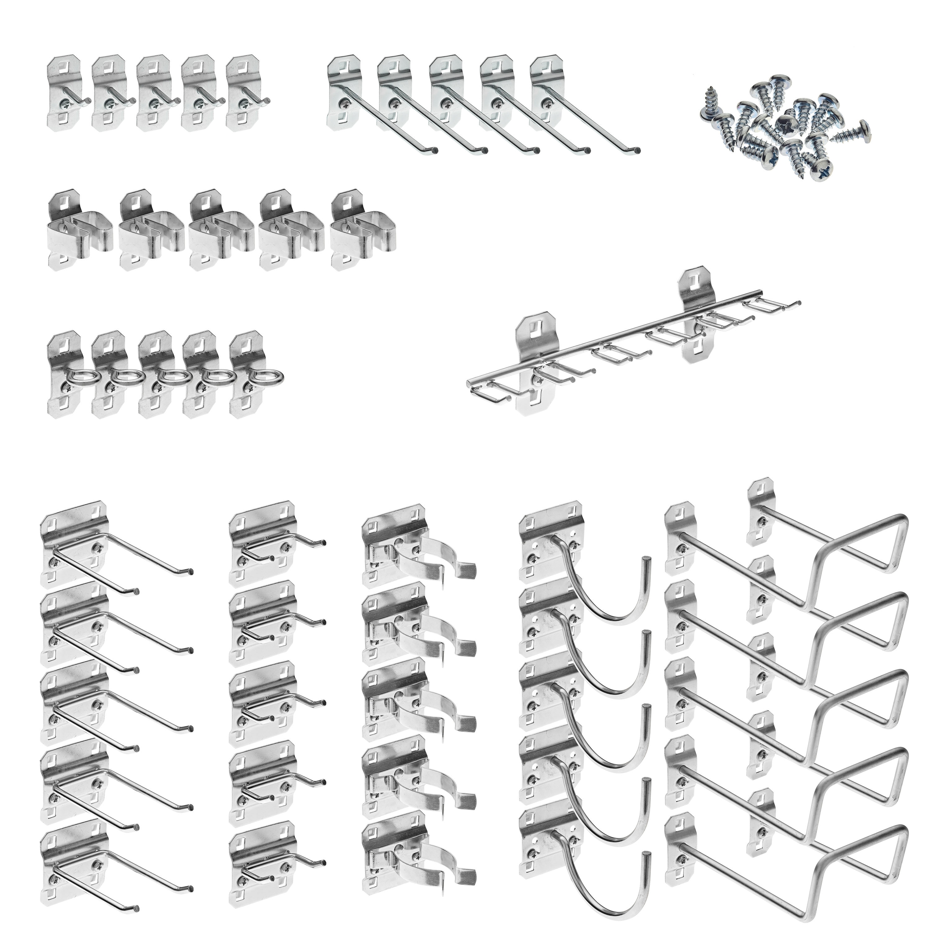 LocHook - LH1-KIT - 46-Piece Steel Pegboard Hook