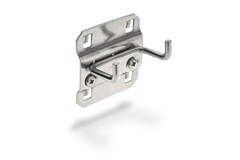 Triton Products - 62119 - Stainless Steel LocHook 3-Piece Steel Pegboard Hook (Actual: 1.5-in)