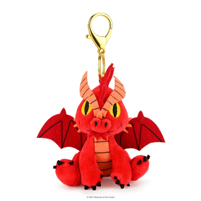 Dungeons & Dragons: 3 Collectible Plush Charms - Red Dragon