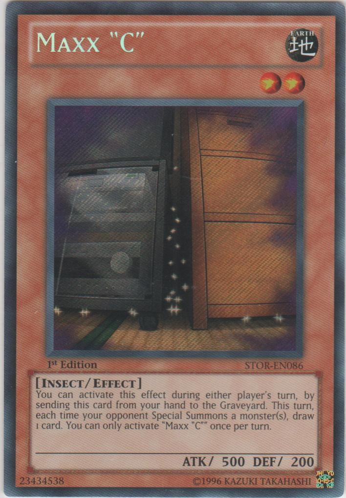 Maxx C - STOR-EN086 - Secret Rare - 1st Edition