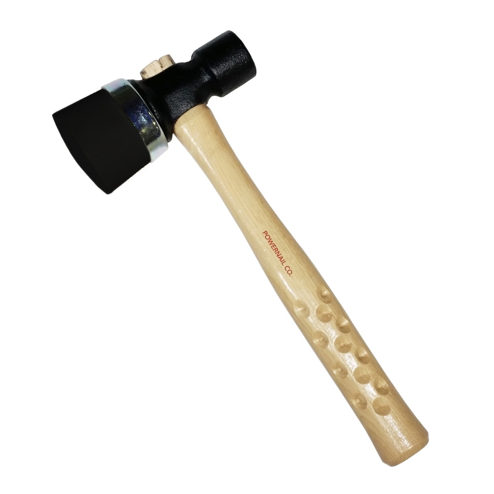 Powernail - 06-NUM5B - 1.7-lb Beveled Face Head Wood Rubber Mallet