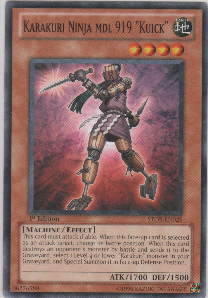 Karakuri Ninja mdl 919 Kuick - STOR-EN028 - Common - 1st Edition