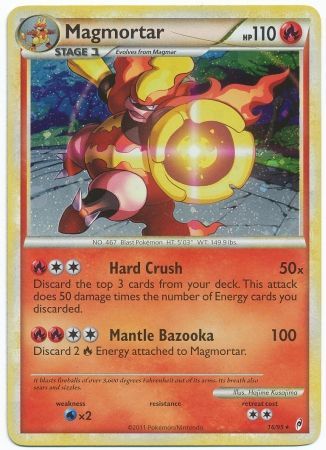 Magmortar - 16/95 - Holo Rare