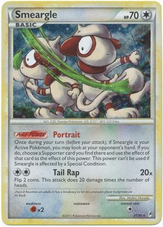 Smeargle - 21/95 - Holo Rare