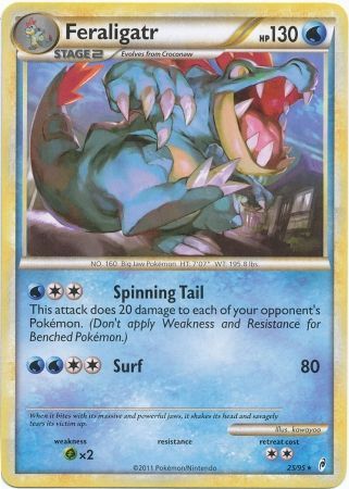 Feraligatr - 25/95 - Rare