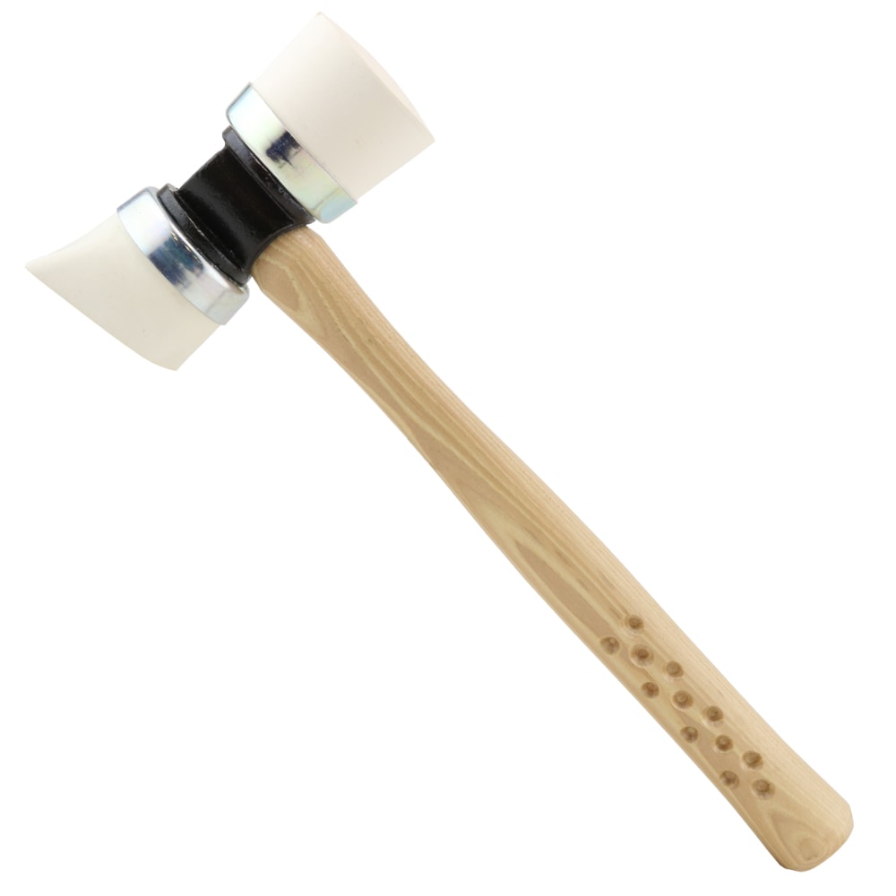 Powernail - 06-WEDGEHW - 1.5-lb Beveled Face Head Wood Rubber Mallet