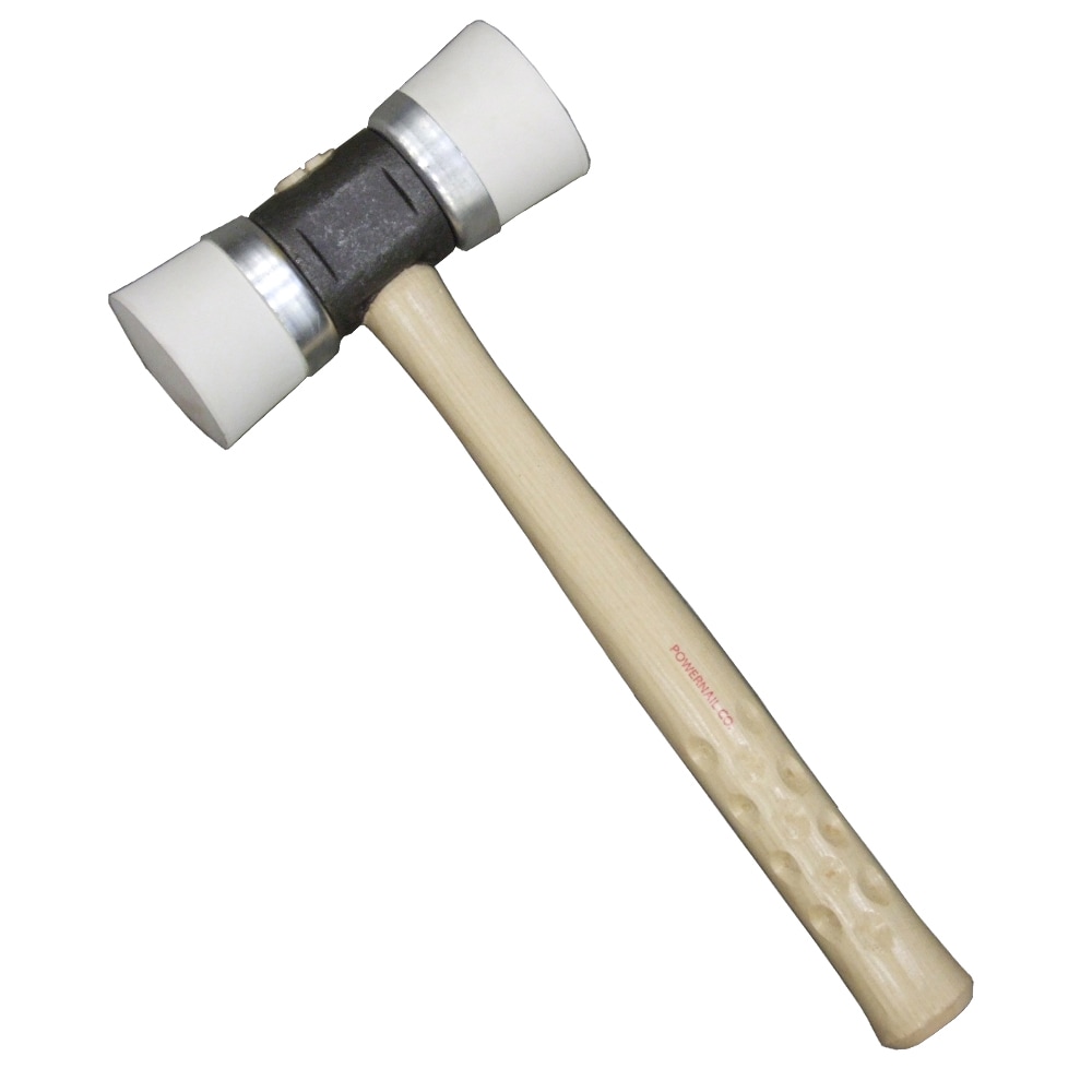 Powernail - 06-5MIWW - 1.7-lb Beveled Face Head Wood Rubber Mallet