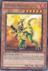 Jurrac Herra - DT04-EN028 - Duel Terminal Rare Parallel Rare - 1st Edition