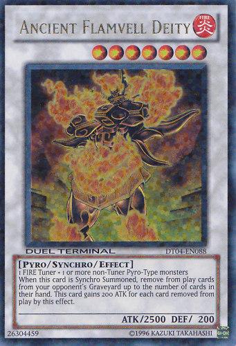 Ancient Flamvell Deity - DT04-EN088 - Ultra Rare - Duel Terminal