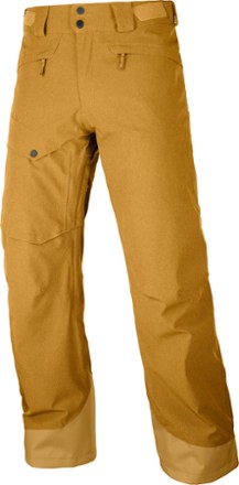 Salomon - Untracked Snow Pants - Mens - BRONZE BROWN/CUMIN/HEATHER