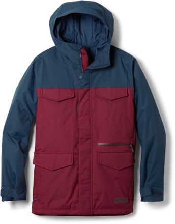 Burton - Covert Insulated Jacket - Mens - DRESS BLUE/MULLED BERRY
