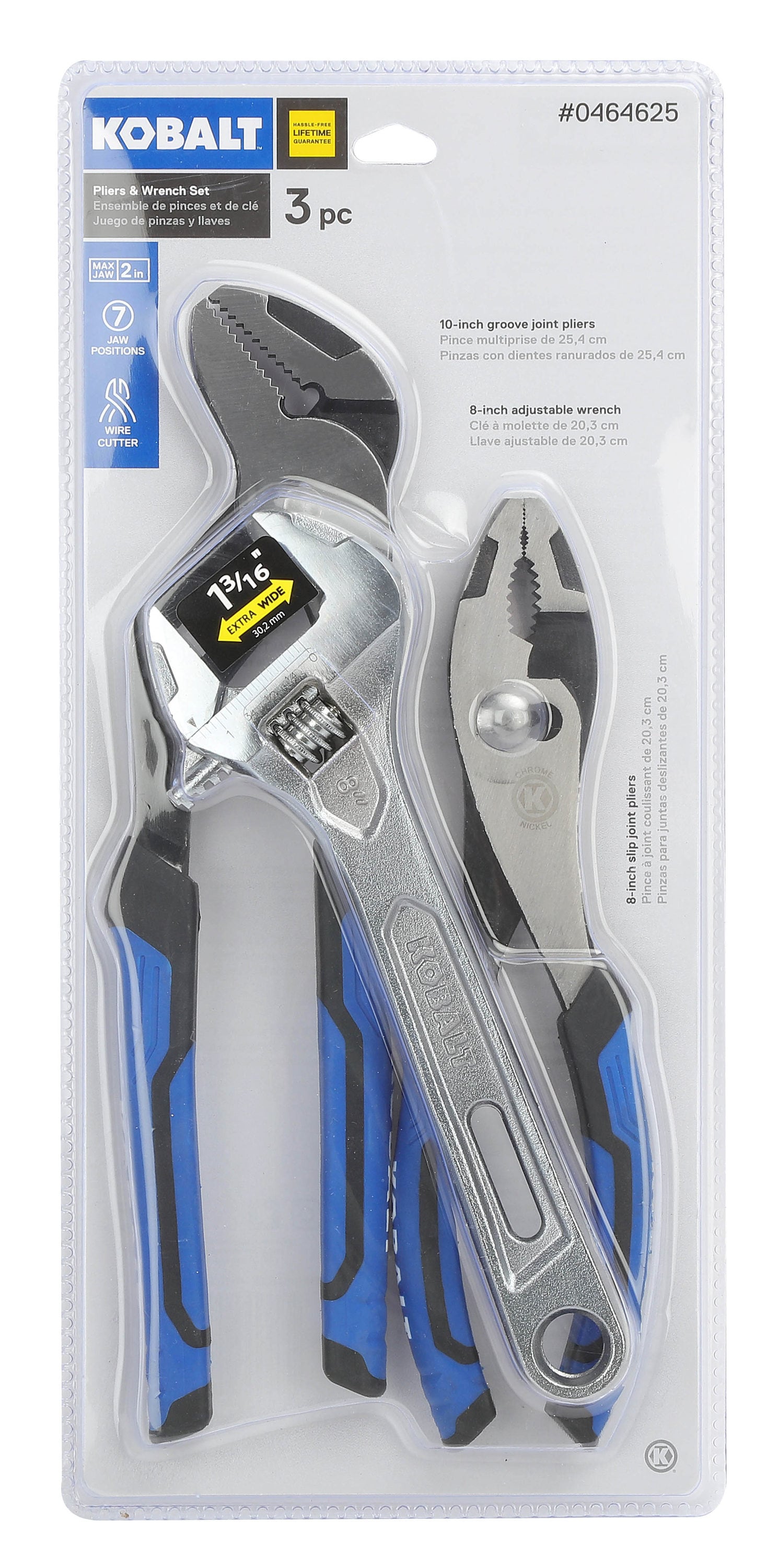 Kobalt - 59913 - Tongue and Groove Plier Set