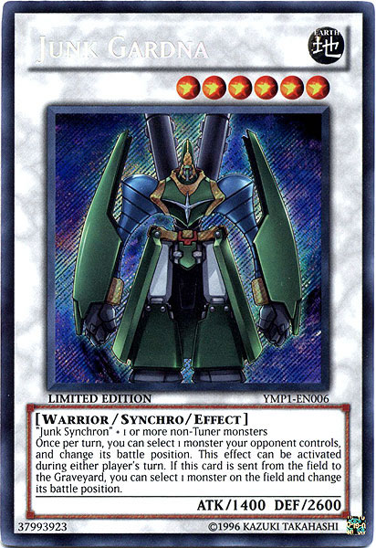 Junk Gardna - YMP1-EN006 - Secret Rare - Limited Edition