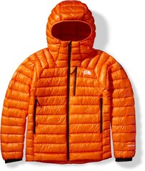 The North Face - Summit Down Hoodie - Men's - RED ORANGE
