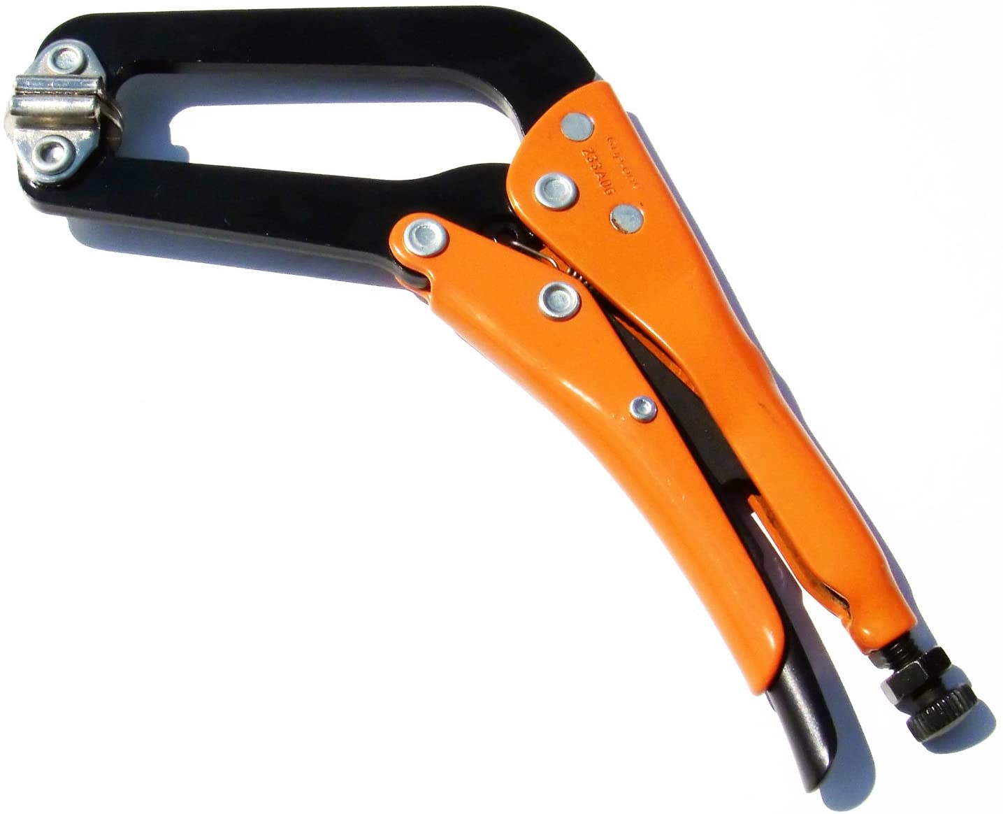 Grip-on - GR233A06 - Angled 6-in C-clamp Locking Pliers