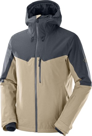 Salomon - Untracked Insulated Jacket - Mens - ROASTED CASHEW/PLAZA TAUPE