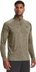 Under Armour - Tech 2.0 Half-Zip Long-Sleeve Shirt - Men's - TENT/BLACK
