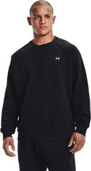 Under Armour - Rival Fleece Crew Sweatshirt - Men's - BLACK/ONYX WHITE