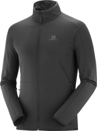Salomon - Outrack Full-Zip Fleece Jacket - Mens - BLACK