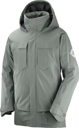 Salomon - Stance Cargo Insulated Jacket - Mens - SEDONA SAGE/HEATHER