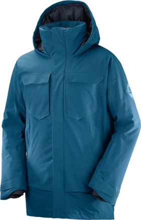 Salomon - Stance Cargo Insulated Jacket - Mens - MALLARD BLUE/HEATHER