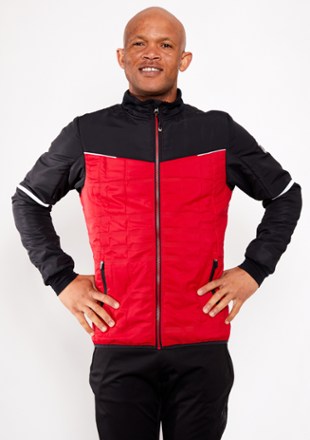 Swix - Menali Quilted Insulated Jacket - Mens - BLACK/RED