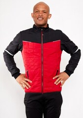 Swix - Menali Quilted Insulated Jacket - Men's - BLACK/RED