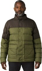 prAna - North Palisade Down Jacket - Men's - BLACK OLIVE COLORBLOCK