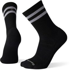 Smartwool - Athletic LE Stripe Crew Socks - BLACK