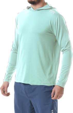 TYR - SunDefense Hooded Shirt - Mens - MINT