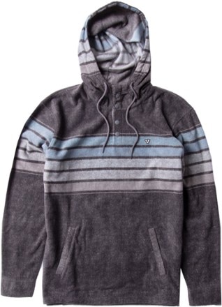 VISSLA - Eco-Zy Hooded Popover - Mens - GUNMETAL