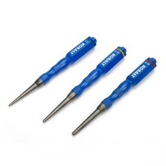 Kobalt - 65059 - Kobalt 3pc steel nail set 1/32,2/32,3/32 Nail Set Punch Kit
