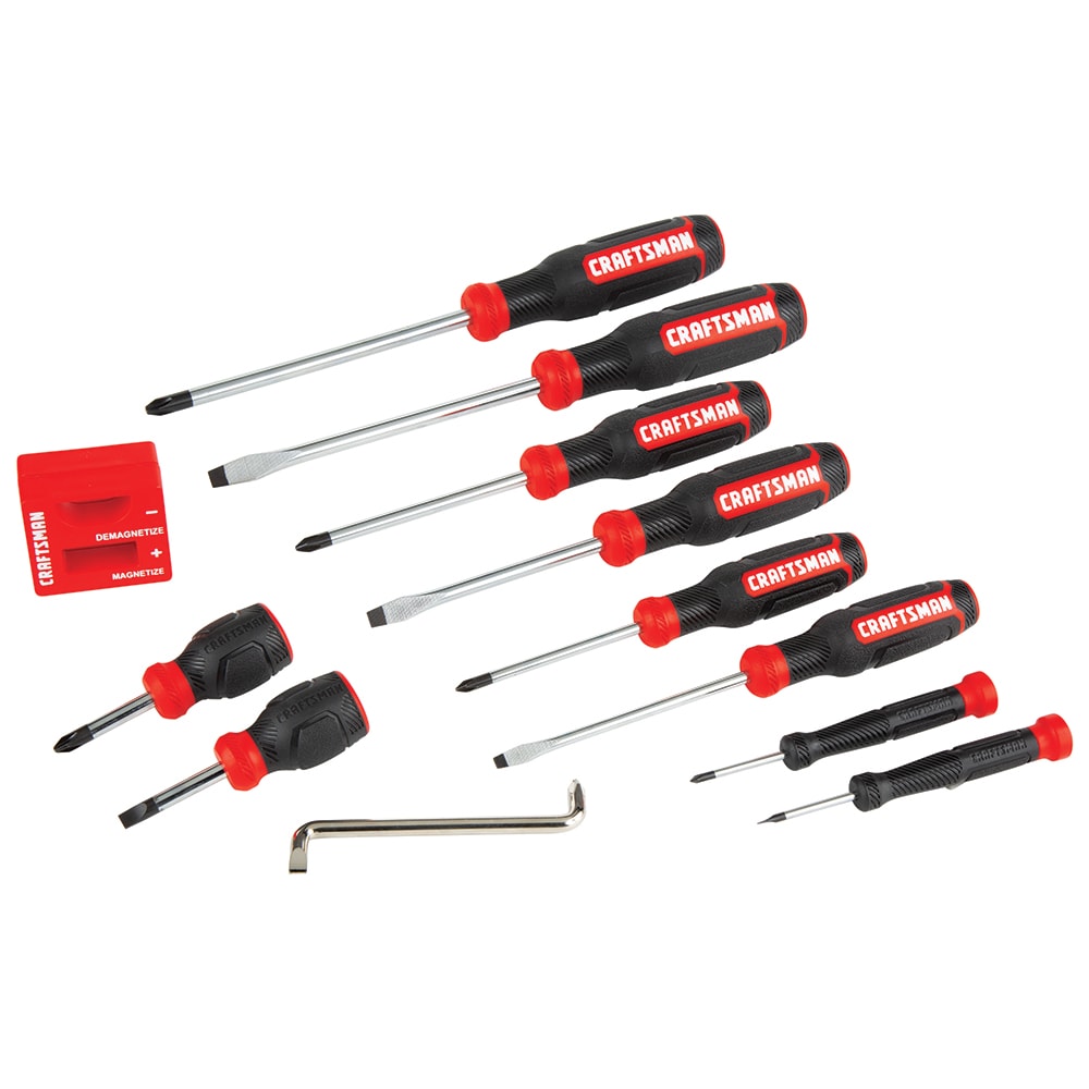 CRAFTSMAN - CMHT65071 - 12-Piece Bi-material Handle Set Screwdriver Set