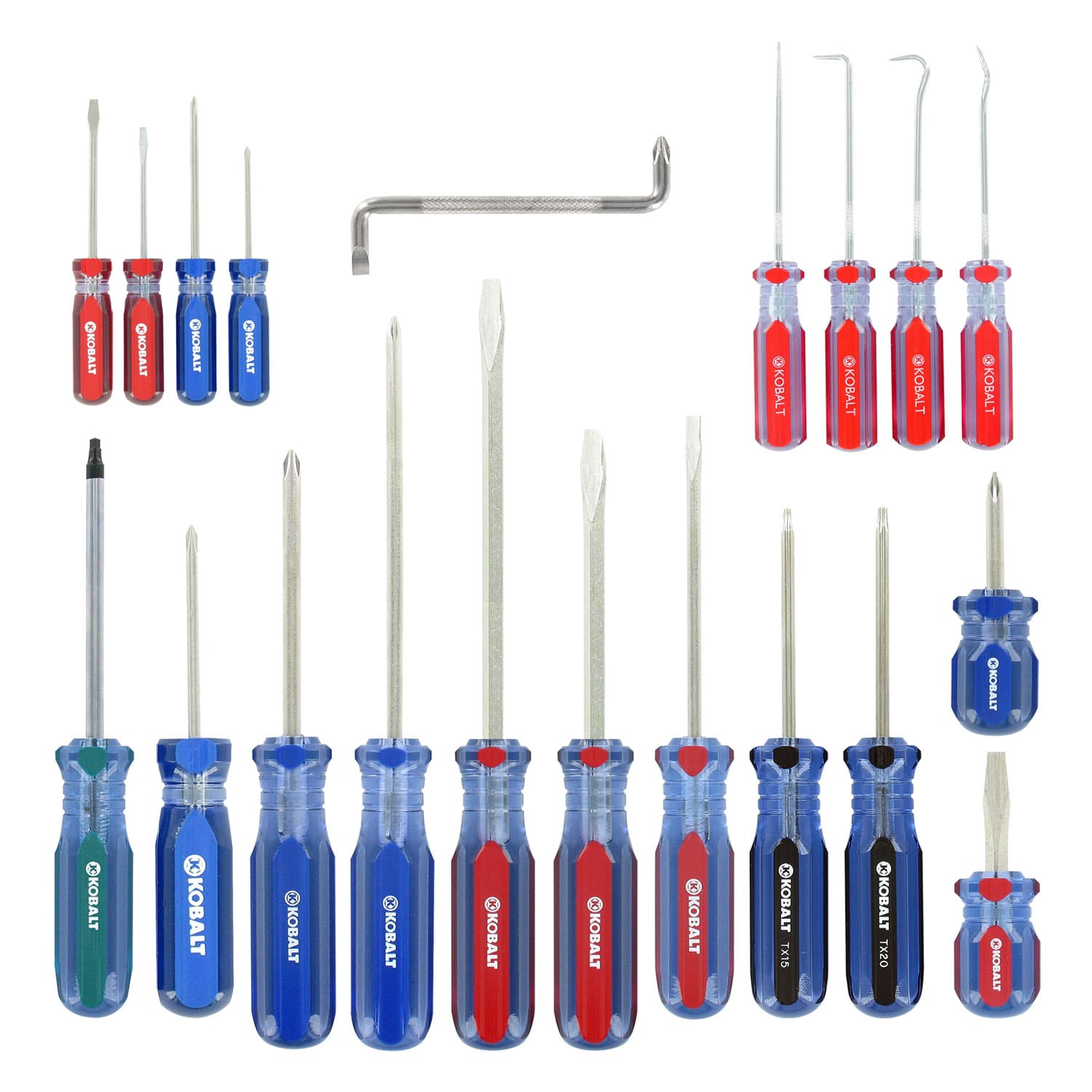 Kobalt - 324GC20N - 20-Piece Acetate Handle Set Screwdriver Set