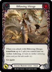 Billowing Mirage (Red) - Rainbow Foil