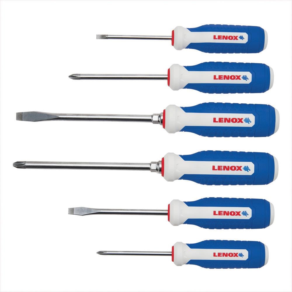 LENOX - LXHT60900 - 6-Piece Plastic Handle Set Screwdriver Set