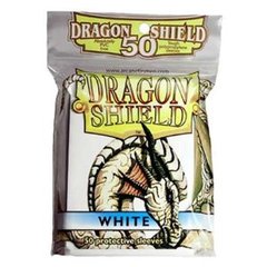 Dragon Shield 50 Count Yugioh Sized Sleeves - White