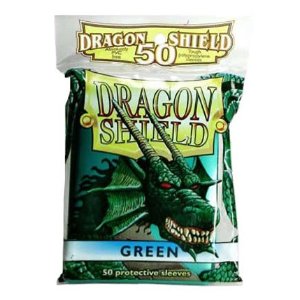 Dragon Shield 50 Count Yugioh Sized Sleeves - Green
