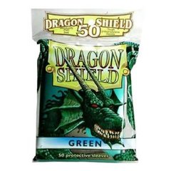 Dragon Shield 50 Count Yugioh Sized Sleeves - Green